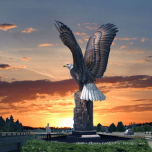 High quality bronze sculpture art outdoor eagle statues